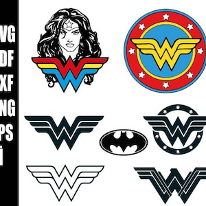 Superhero Icon , Superhero Icon SVG , Super women Print , Woman Hero digital file,SVG/ Png/ Jpg/ Pdf/ Eps / Dxf Women