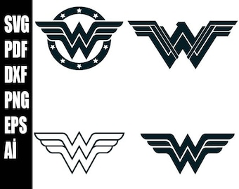 Superhero Icon , Superhero Icon SVG , Super women Print , Woman Hero digital file,SVG/ Png/ Jpg/ Pdf