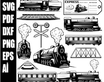 train svg locomotive svg model train svg train clipart locomotive clipart train vector vector train png,Train Svg,Train SVG Bundle svg dxf