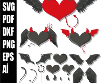 Devil SVG Bundle - Etsy