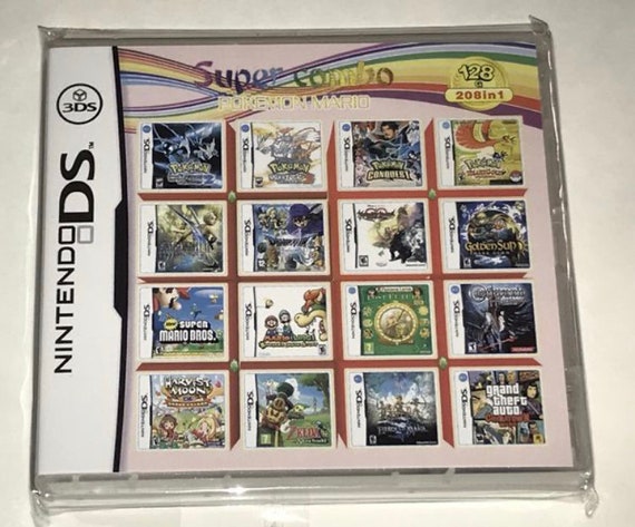 208 in 1 Games Cartridge Multicart for Nintendo DS 3DS 2DS