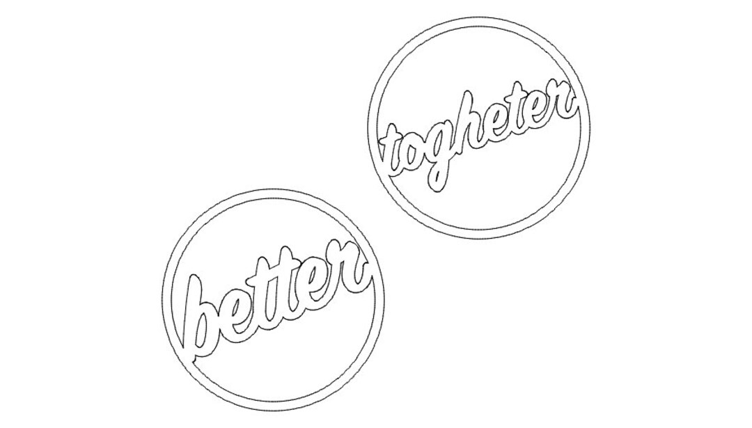 Gerber Sign Gerber Better Together - Chair Sign - Wedding Decoration - DIGITAL ...