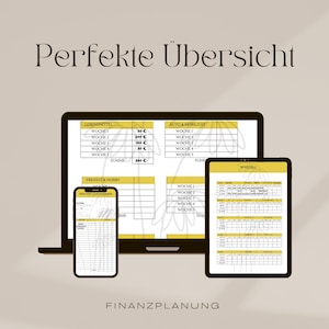 Planner PDF Financial Planner Templates for Monthly Budgeting Instant Download German A4 and A5