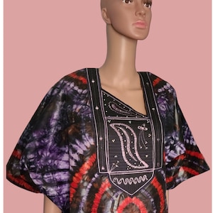 Adire gown for ladies, ready to wear and easy to wear. One size fit all. African Adire for ladies