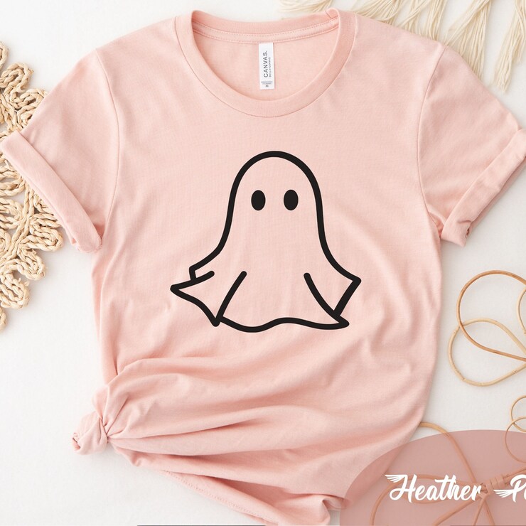 Little Ghost Shirt, Cute Ghost Shirt, Halloween Shirt, Halloween Ghost Shirt, Ghost Tshirt, Spooky Vibes Shirt, Cute Halloween Shirt