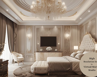Zoom Virtual Background Master Bedroom Background | Virtual Workspace | Video Conference | Teams Background | Google Meet | Office Zoom Call