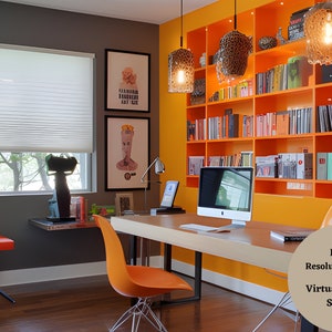 Zoom Virtual Background Modern Office Background | Virtual Workspace | Video Conference | Teams Background | Google Meet | Office Zoom Call