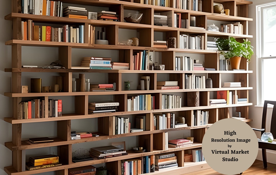 Zoom Background Fancy Bookshelf Elevate Your Virtual Presence With