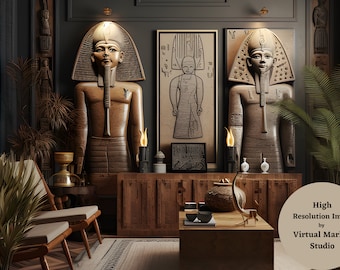 Zoom Virtual Background Egyptian Theme Background | Virtual Workspace | Video Conference | Teams Background | Google Meet | Office Zoom Call
