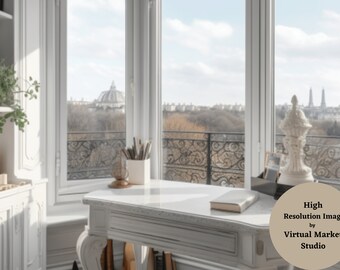 Zoom Virtual Background Modern Office Background | Virtual Workspace | Video Conference | Teams Background | Google Meet | Office Zoom Call