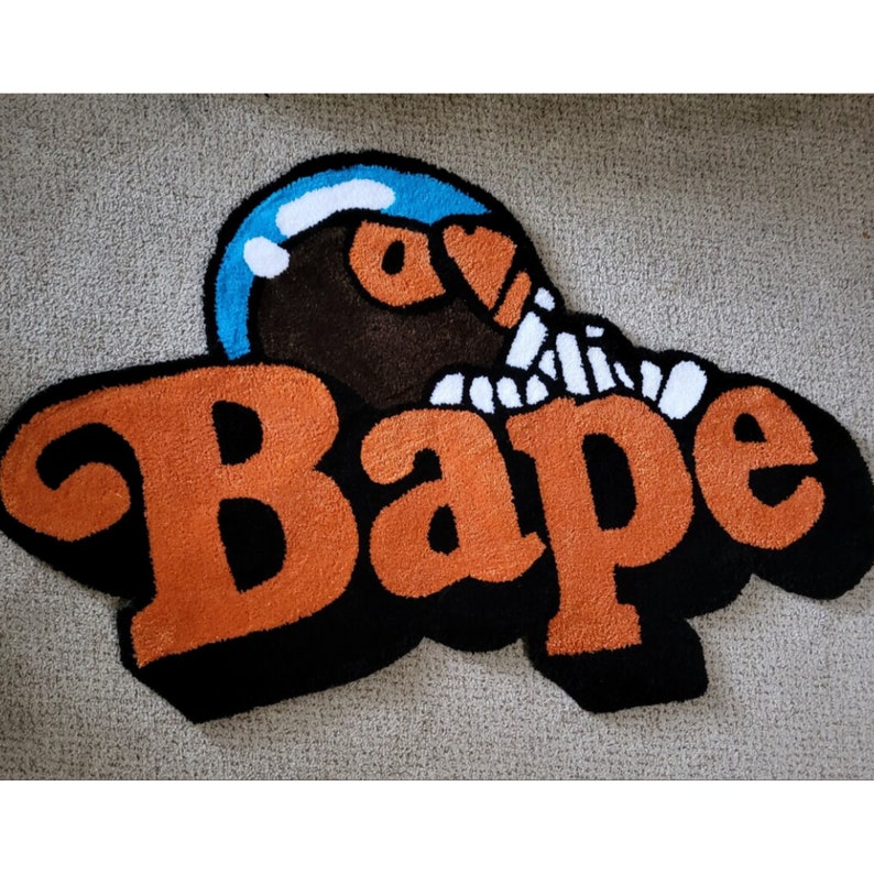 Baby Milo Bape Tufted Rugs Bape Custom Rugs Etsy