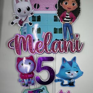 Gabby Dollhouse Cake topper