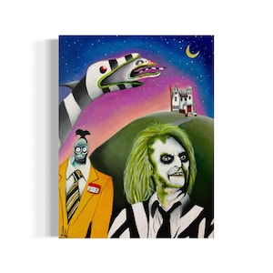 Beetlejuice High quality print, beetlejuice fan art, hand painted