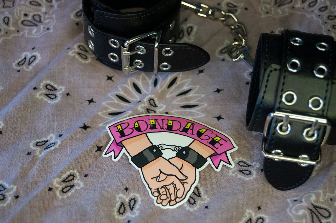 Hancuff Sticker Bondage Handcuff Sticker - Etsy