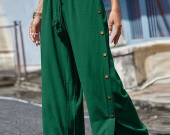 Tassel Wide Leg Pants