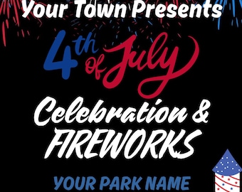 Fourth of July Fireworks Flyer
