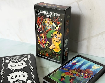 Carnival of Time Tarot | Legend of Zelda: Majora's Mask Inspired | Fully Illustrated 78-card Major and Minor Arcana