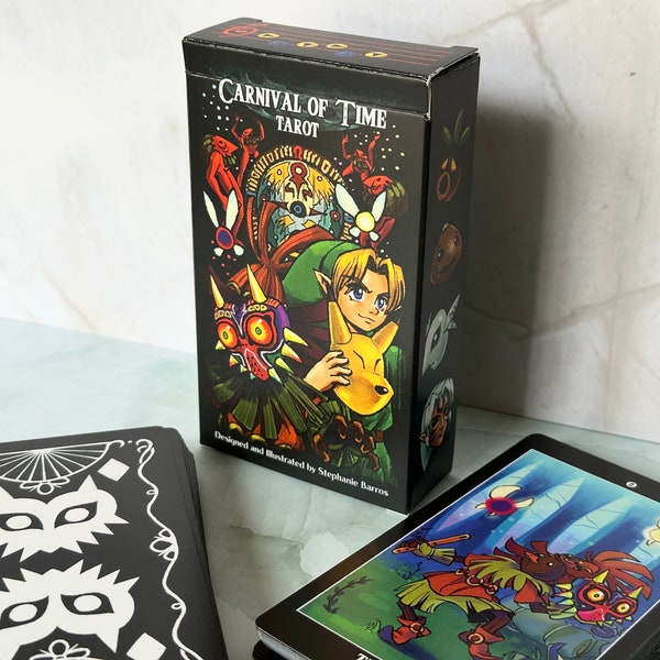 Carnival of Time Tarot | Legend of Zelda: Majora's Mask Inspired | Fully Illustrated 78-card Major and Minor Arcana