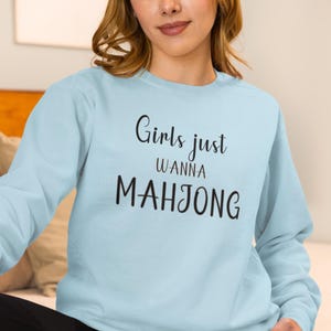 Mahjong Sweatshirt: Comfort Colors Cotton, Ethically Grown