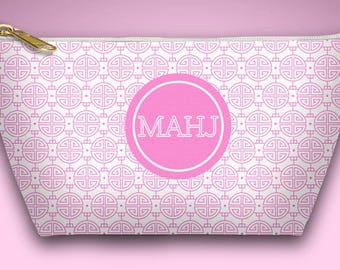 Chic Mahjong Tile Bag: Polyester Travel Pouch