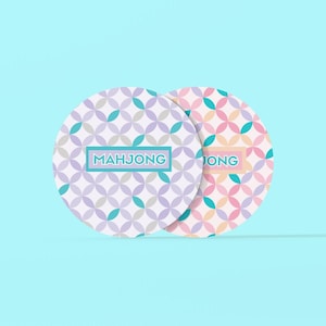 Mahjong Coasters, Mahjong Gift, Mahjong Gifts, Mahjong Accessories, Mahjong player gift, Mahjong gift for player, Mah jongg gift