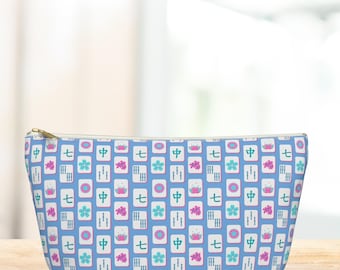 Mahjong Tile Bag: Chic Polyester Pouch, 2 Sizes