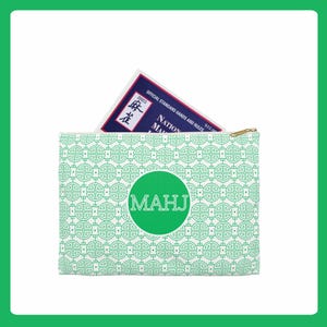 Mahjong Card Holder, Mahjong Card Clutch, Mahjong Card Cover, Mahjong Card Covers, Mahjong Card Bag, Mahjong Card Folio, Mahjong gifts