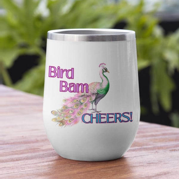 Vaso de Mahjong personalizado: acero inoxidable, con recubrimiento en polvo, 355 ml