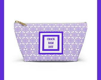 Chic Mahjong Tile Bag: Polyester Travel Pouch