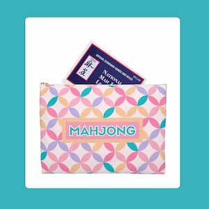 Mahjong Card Holder, Mahjong Card Clutch, Mahjong Card Cover, Mahjong Card Covers, Mahjong Card Bag, Mahjong Card Folio, Mahjong gifts