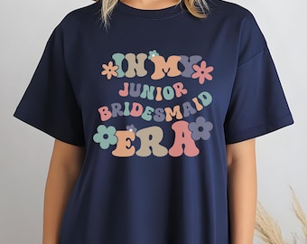 Maglietta Junior Bridesmaid Era, regalo di proposta per damigella d'onore
