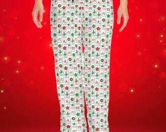 Mahjong Holiday Pajama Pants: Relaxed Fit, Mahjong Gift