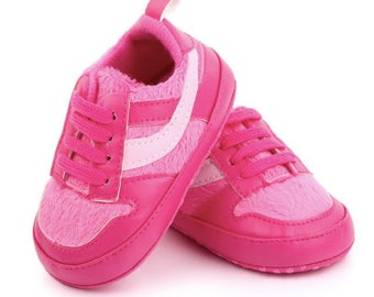 Baby Shoes Boys and Girls Comfortable Velcro with Stripes Classy and Sport