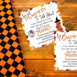 Realtor Halloween gift tags| Ive got pumpkin | Fall Pop By Tags | Real Estate Pop by Tag | Real Estate Marketing|Realtor Halloween Marketing