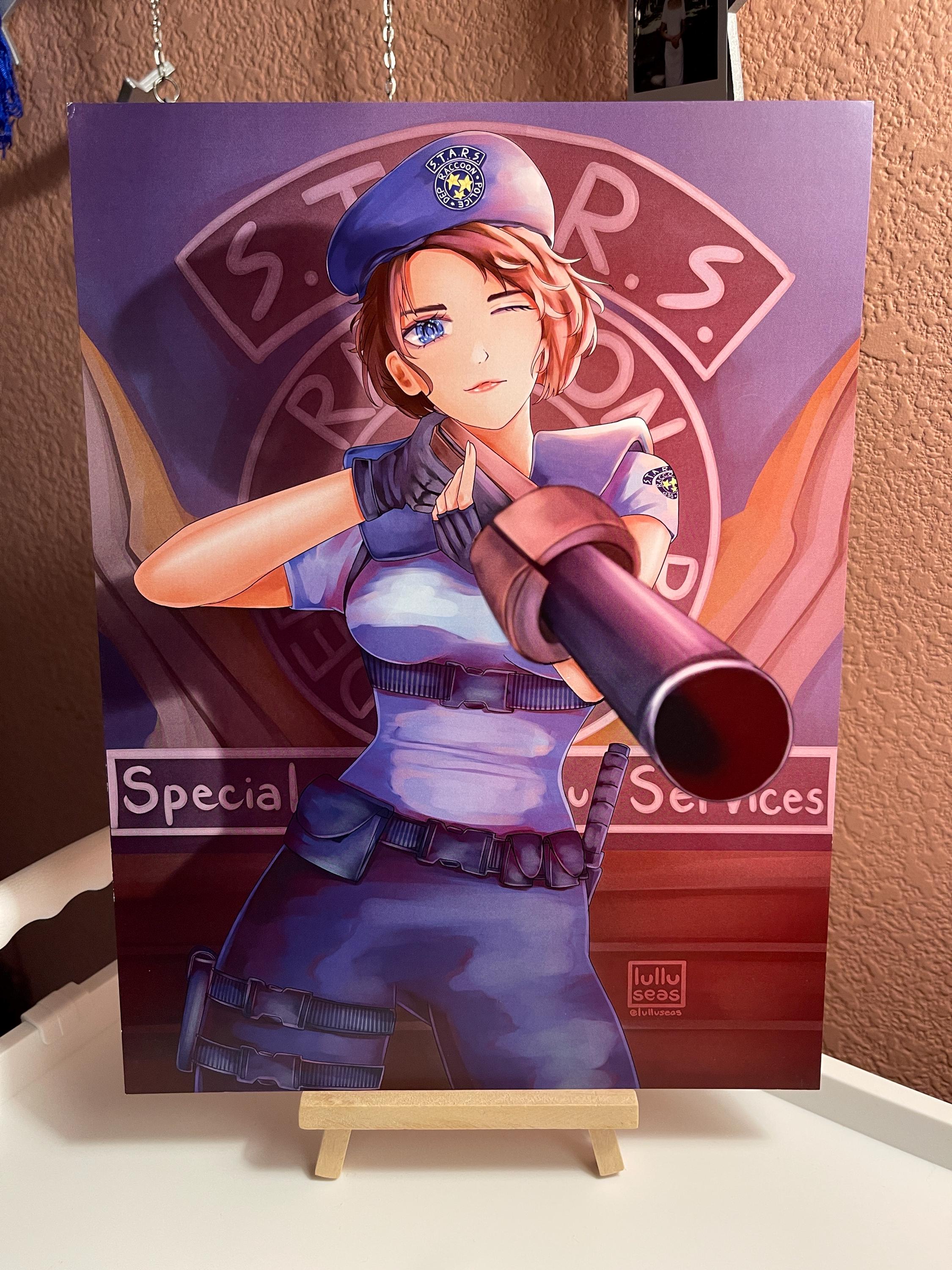 JILL ポスター Jill Valentine 9x12 Art Print - Etsy