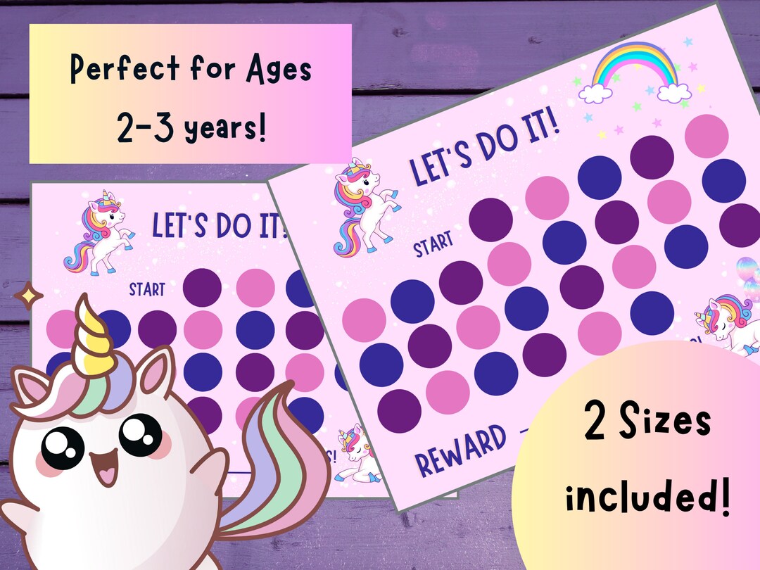 unicorn-potty-training-chart-for-girls-and-prek-and-preschools-etsy