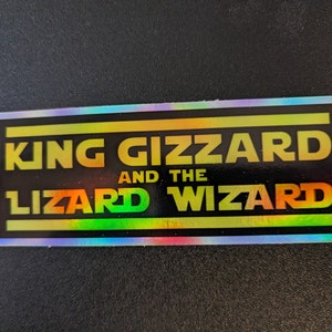 May the Gizz be with you Holographic Sticker