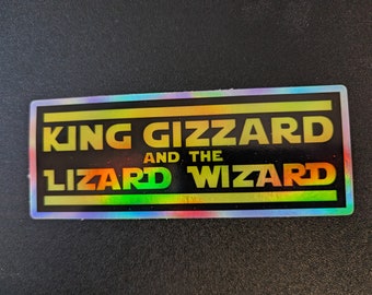 May the Gizz be with you Holographic Sticker