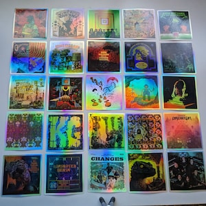 King Gizzard Album Cover Holographic Stickers