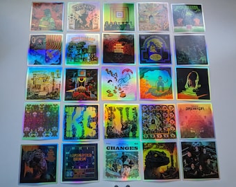 King Gizzard Album Cover Holographic Stickers