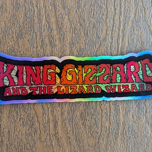 King Gizzard and the Lizard Wizard Holographic Sticker