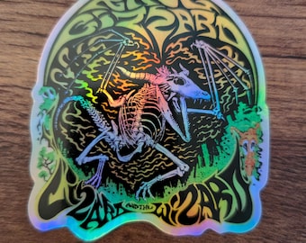 KGLW Dragon Holographic Sticker