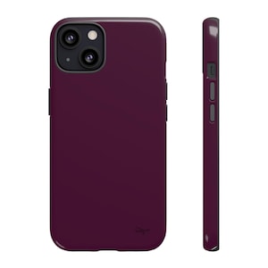 Maroon Tough Cases, Matte or Glossy Phone Case, Protective Cover, Airplane Enthusiasts