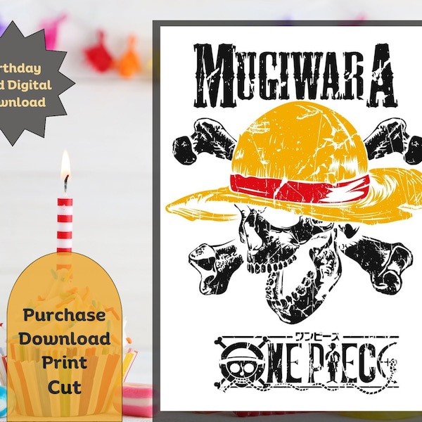 Anime Birthday Card Etsy