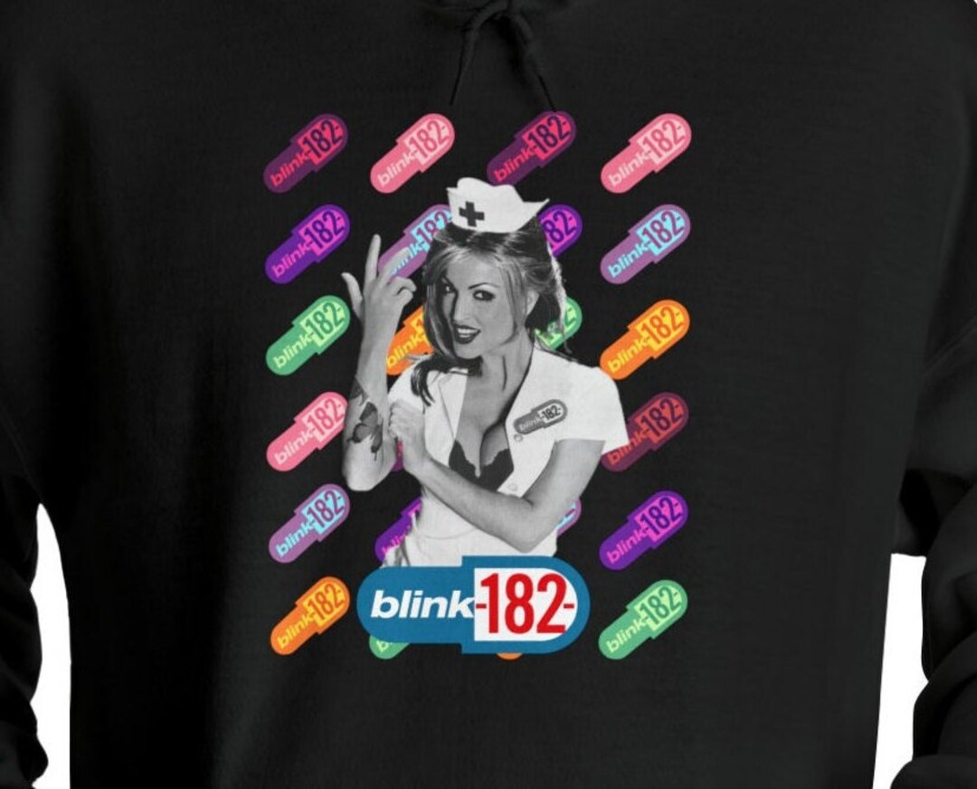 Blink 182 Nurse Janine Hoodie Etsy