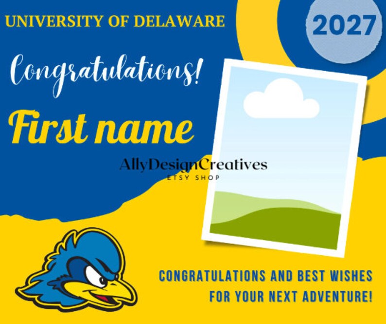 3 Delaware Digital Template, University of Delaware Editable Template