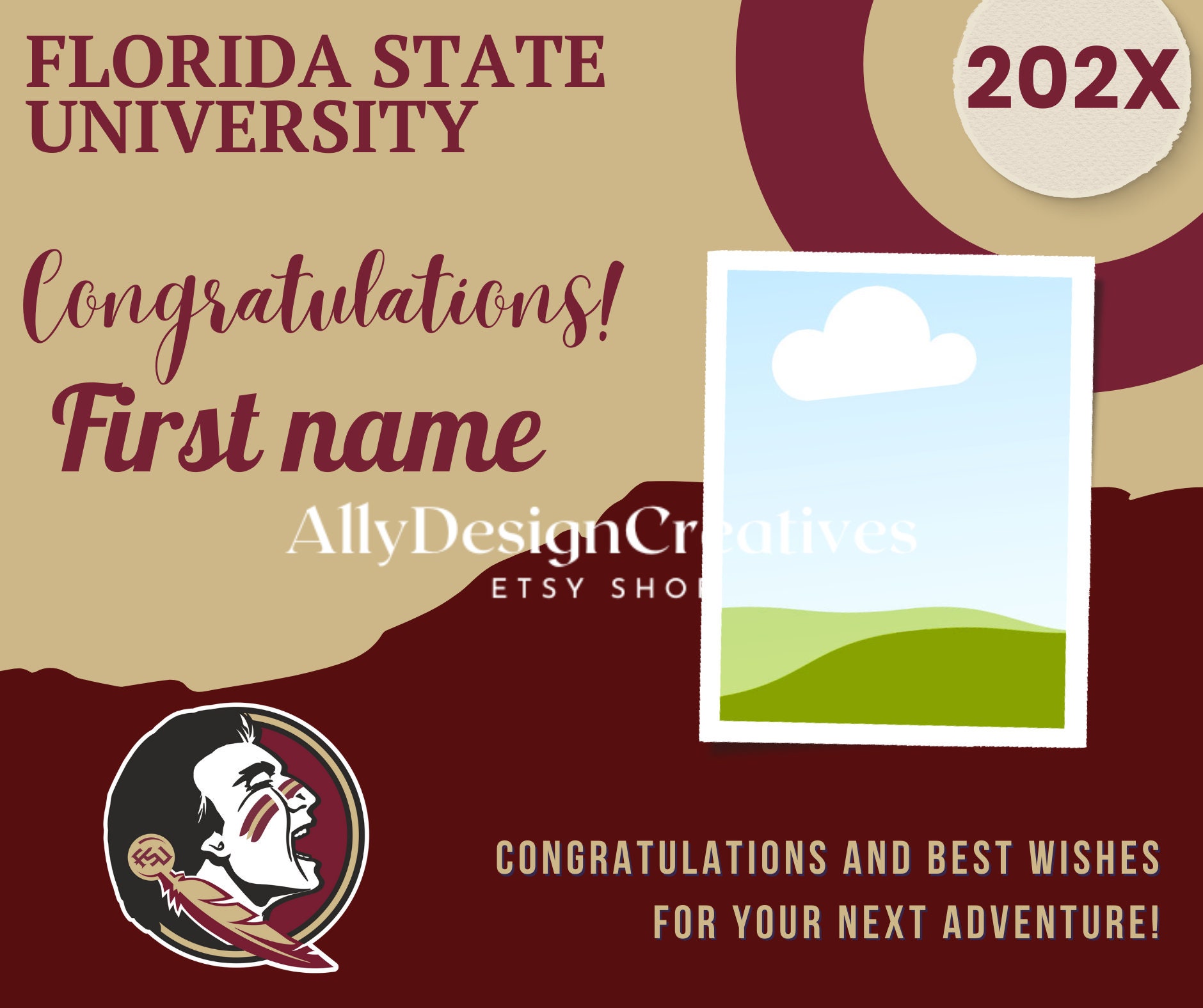 3 FSU Digital Template, FSU Editable Template, FSU Graduation, Florida 3 FSU Digital Template, FSU Editable Template, FSU Graduation, Florida