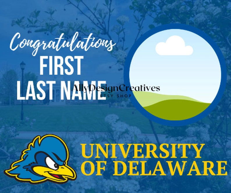3 Delaware Digital Template, University of Delaware Editable Template