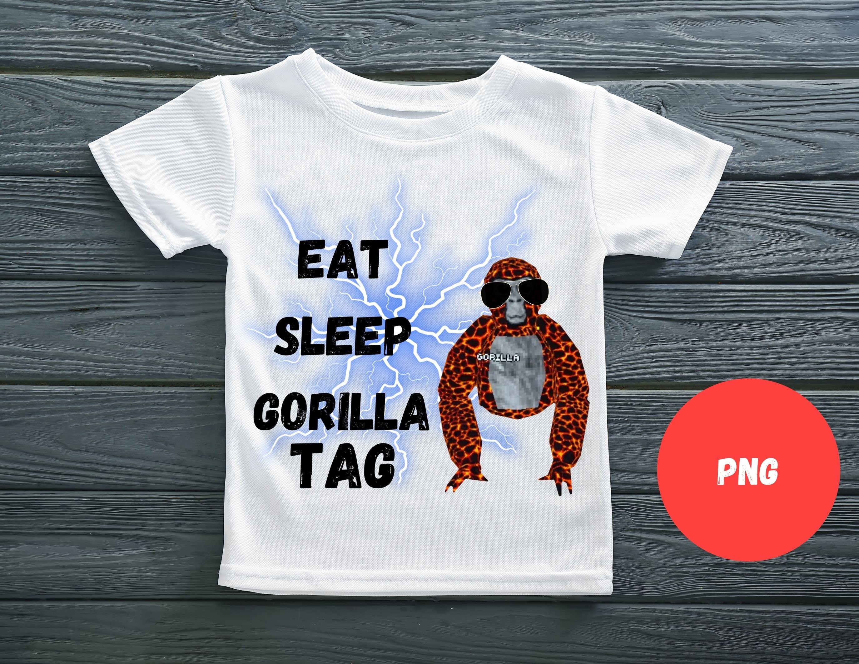 Gorilla Tag Gamer SVG PNG