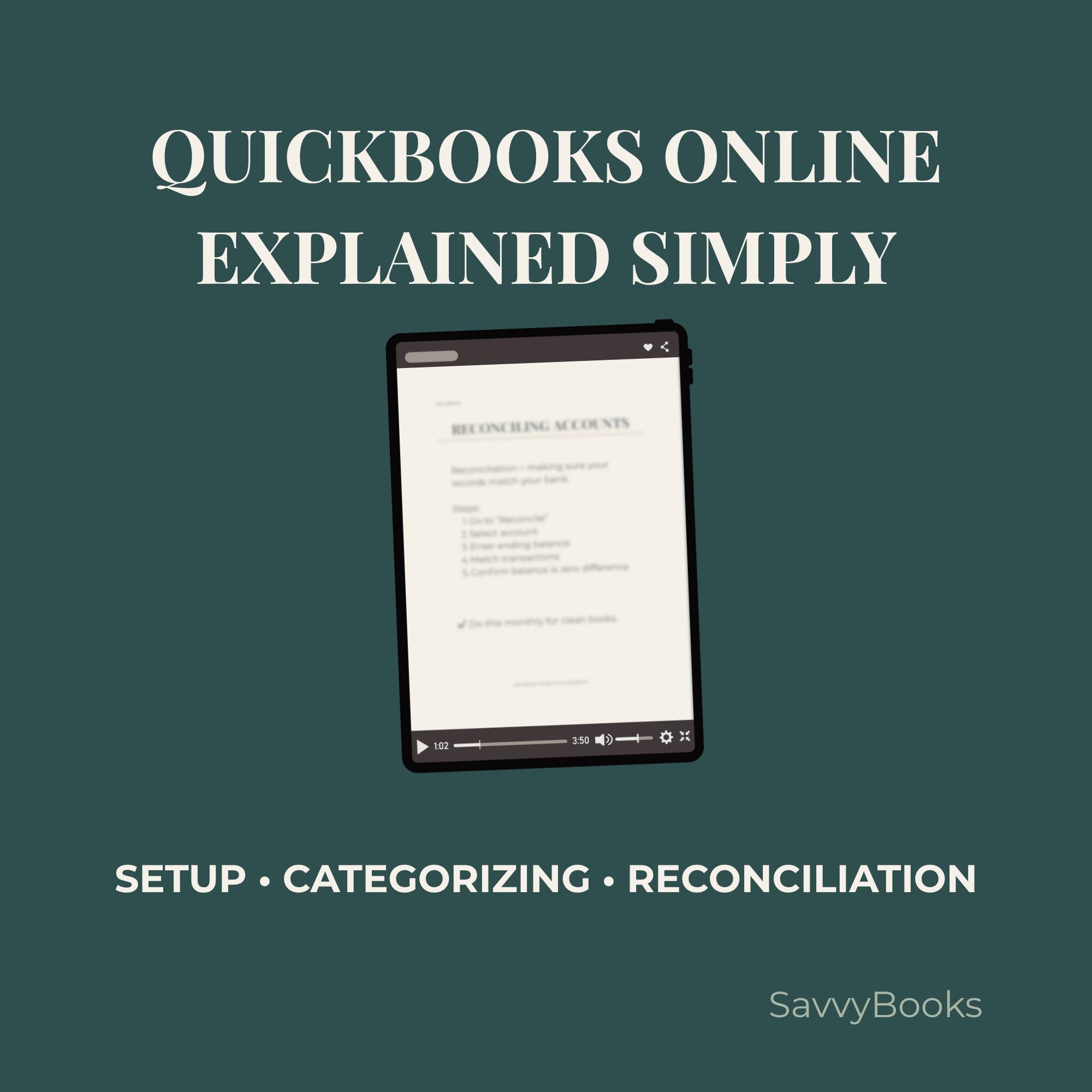Quickbooks Online Beginner Guide for Small Business Owners | Step-by ...